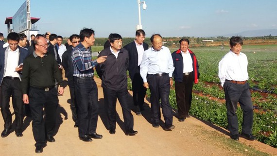 安徽省副省长方春明带队调研威廉希尔williamhill节水集团承建的陆良县恨虎坝中型灌区立异机制试点项目区 - 威廉希尔williamhill新闻 - 新闻中心 - 威廉希尔williamhill,节水,nbsp,试点,调研,安徽省,新机制,长方,副省