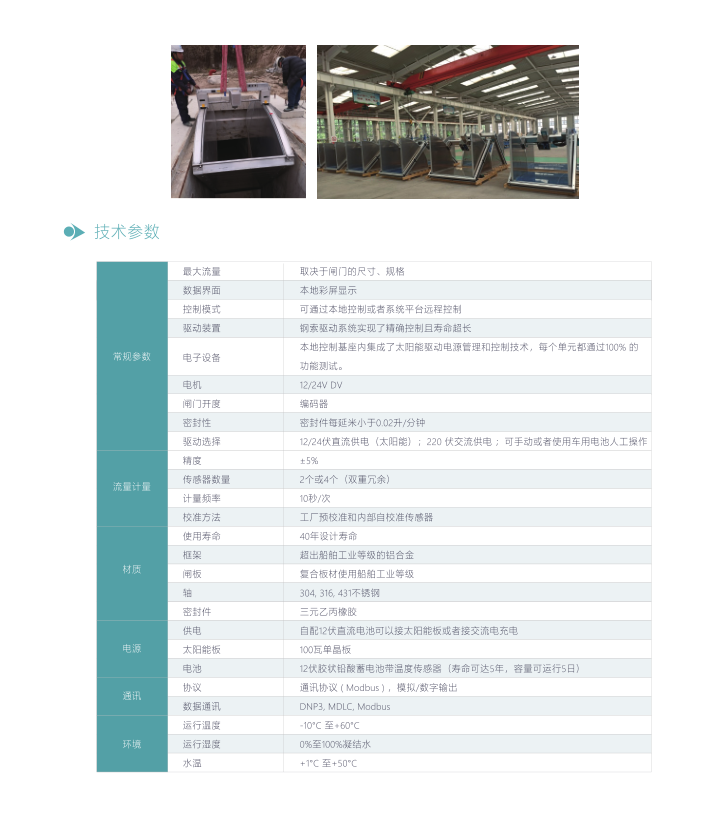 测控一体化闸门 - 智能制造 - 解决方案 - 