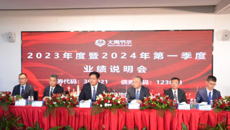 威廉希尔williamhill节水集团召开2023年度暨2024年第一季度业绩说明会。。。。。